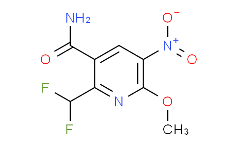 2-(Difluoromethyl)-6-methoxy-5-nitropyridine-3-carboxamide
