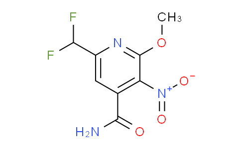 6-(Difluoromethyl)-2-methoxy-3-nitropyridine-4-carboxamide
