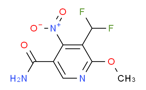 3-(Difluoromethyl)-2-methoxy-4-nitropyridine-5-carboxamide