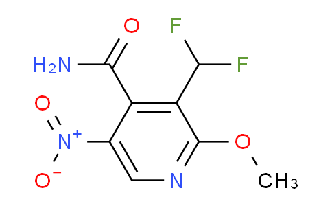 3-(Difluoromethyl)-2-methoxy-5-nitropyridine-4-carboxamide