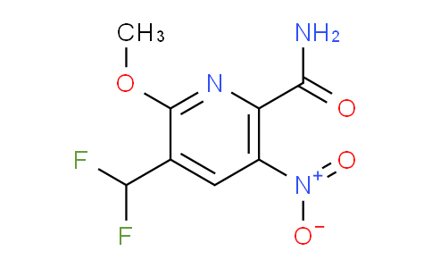 3-(Difluoromethyl)-2-methoxy-5-nitropyridine-6-carboxamide