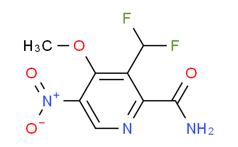 3-(Difluoromethyl)-4-methoxy-5-nitropyridine-2-carboxamide