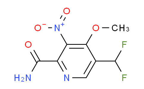 5-(Difluoromethyl)-4-methoxy-3-nitropyridine-2-carboxamide