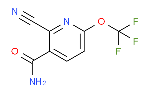 2-Cyano-6-(trifluoromethoxy)pyridine-3-carboxamide