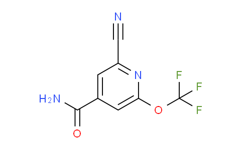 2-Cyano-6-(trifluoromethoxy)pyridine-4-carboxamide