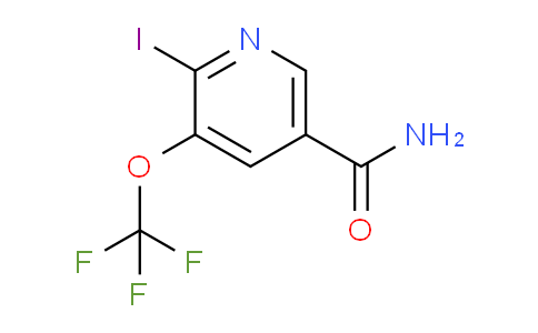 2-Iodo-3-(trifluoromethoxy)pyridine-5-carboxamide