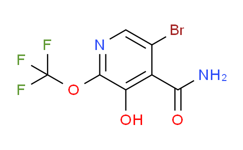 5-Bromo-3-hydroxy-2-(trifluoromethoxy)pyridine-4-carboxamide
