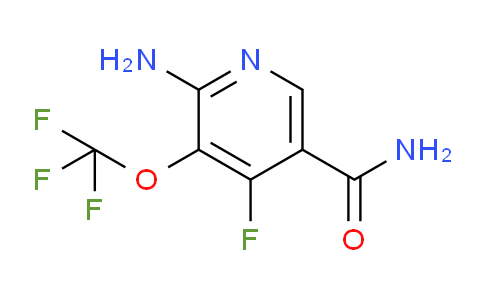 2-Amino-4-fluoro-3-(trifluoromethoxy)pyridine-5-carboxamide