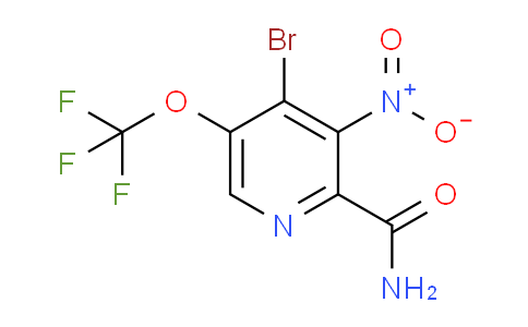 AM27706 | 1803465-34-0 | 4-Bromo-3-nitro-5-(trifluoromethoxy)pyridine-2-carboxamide