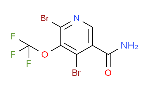 2,4-Dibromo-3-(trifluoromethoxy)pyridine-5-carboxamide