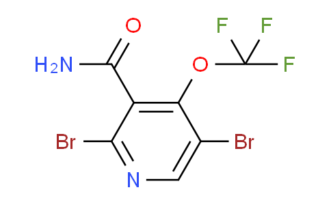 2,5-Dibromo-4-(trifluoromethoxy)pyridine-3-carboxamide