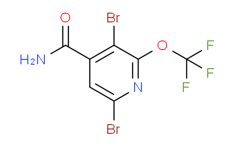 3,6-Dibromo-2-(trifluoromethoxy)pyridine-4-carboxamide