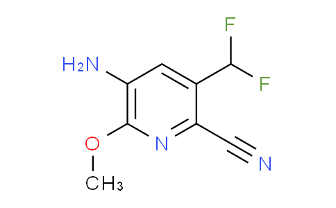 5-Amino-2-cyano-3-(difluoromethyl)-6-methoxypyridine