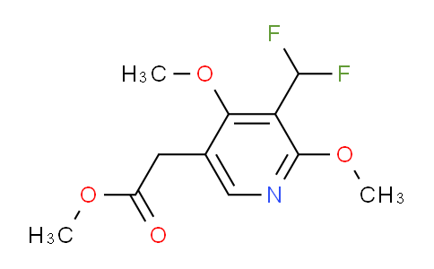 Methyl 3-(difluoromethyl)-2,4-dimethoxypyridine-5-acetate