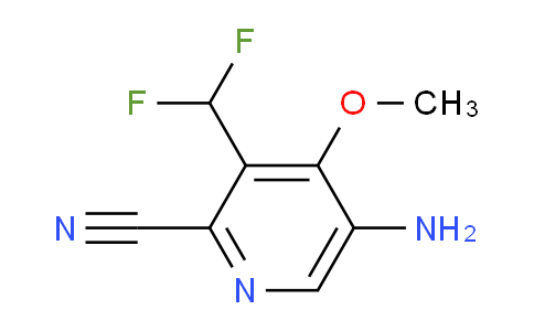 5-Amino-2-cyano-3-(difluoromethyl)-4-methoxypyridine