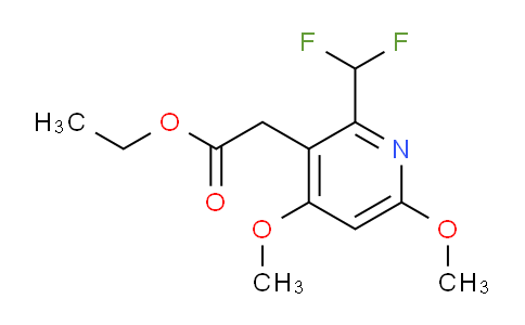 AM27775 | 1806800-80-5 | Ethyl 2-(difluoromethyl)-4,6-dimethoxypyridine-3-acetate