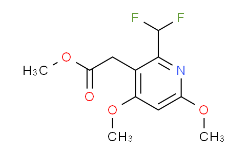 Methyl 2-(difluoromethyl)-4,6-dimethoxypyridine-3-acetate