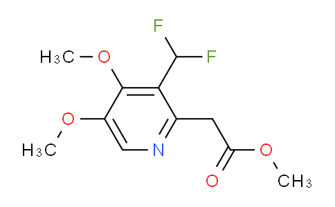 Methyl 3-(difluoromethyl)-4,5-dimethoxypyridine-2-acetate