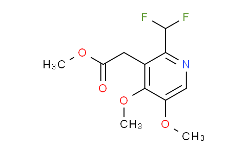 Methyl 2-(difluoromethyl)-4,5-dimethoxypyridine-3-acetate