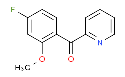2-(4-Fluoro-2-methoxybenzoyl)pyridine