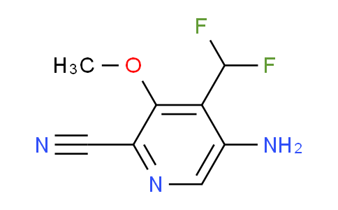 5-Amino-2-cyano-4-(difluoromethyl)-3-methoxypyridine
