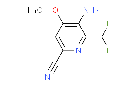 3-Amino-6-cyano-2-(difluoromethyl)-4-methoxypyridine