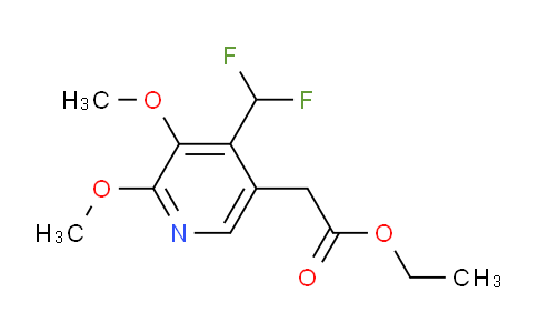 Ethyl 4-(difluoromethyl)-2,3-dimethoxypyridine-5-acetate