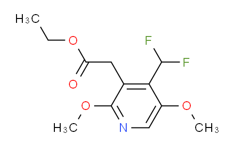 Ethyl 4-(difluoromethyl)-2,5-dimethoxypyridine-3-acetate
