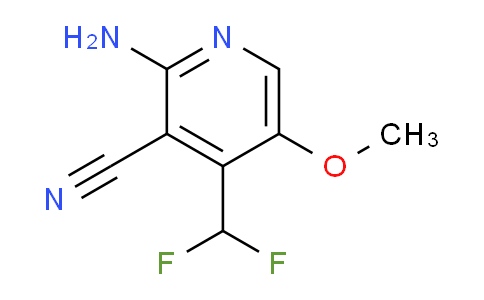 2-Amino-3-cyano-4-(difluoromethyl)-5-methoxypyridine