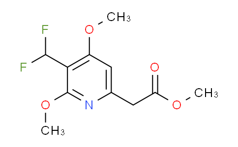 AM27808 | 1806800-69-0 | Methyl 3-(difluoromethyl)-2,4-dimethoxypyridine-6-acetate