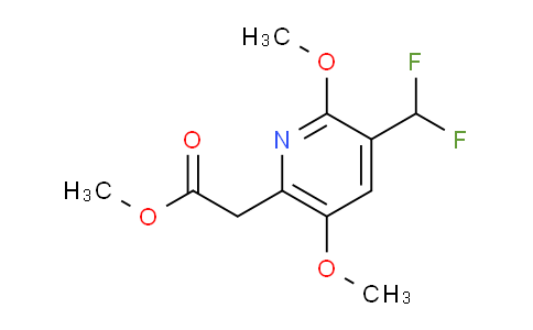 AM27810 | 1805162-13-3 | Methyl 3-(difluoromethyl)-2,5-dimethoxypyridine-6-acetate