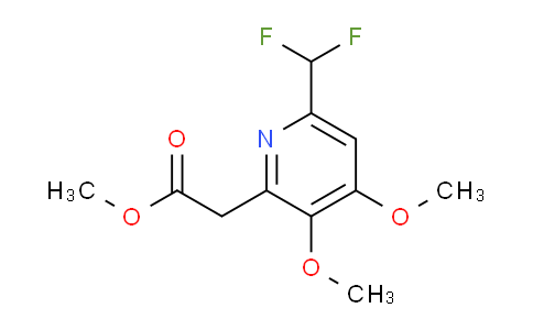 AM27814 | 1805052-28-1 | Methyl 6-(difluoromethyl)-3,4-dimethoxypyridine-2-acetate