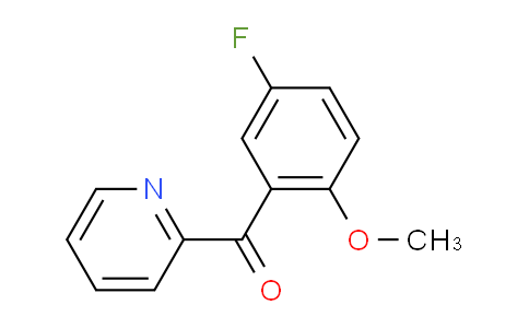 2-(5-Fluoro-2-methoxybenzoyl)pyridine