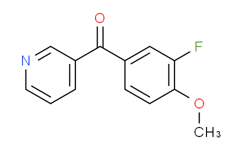 3-(3-Fluoro-4-methoxybenzoyl)pyridine