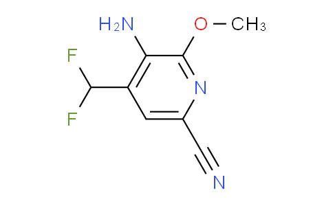 3-Amino-6-cyano-4-(difluoromethyl)-2-methoxypyridine