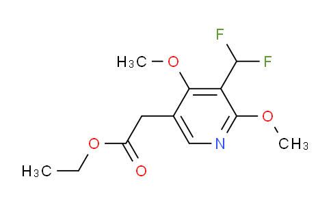 AM27826 | 1806053-97-3 | Ethyl 3-(difluoromethyl)-2,4-dimethoxypyridine-5-acetate