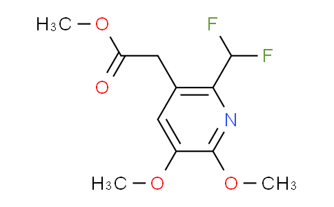 Methyl 6-(difluoromethyl)-2,3-dimethoxypyridine-5-acetate