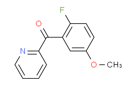 2-(2-Fluoro-5-methoxybenzoyl)pyridine