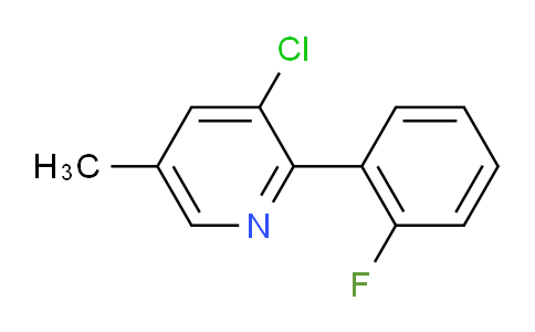 AM27893 | 1214361-38-2 | 3-Chloro-2-(2-fluorophenyl)-5-methylpyridine