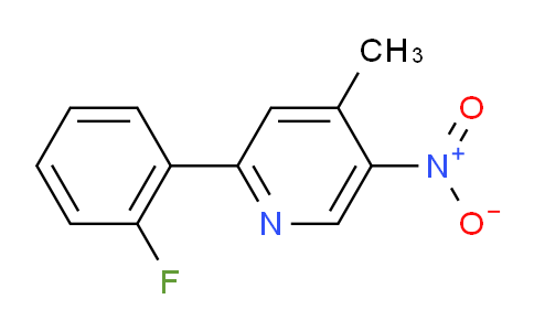 AM28001 | 1214359-66-6 | 2-(2-Fluorophenyl)-4-methyl-5-nitropyridine