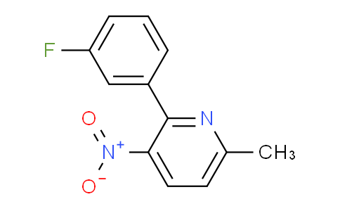2-(3-Fluorophenyl)-6-methyl-3-nitropyridine