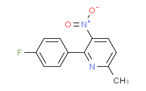 2-(4-Fluorophenyl)-6-methyl-3-nitropyridine