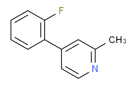 4-(2-Fluorophenyl)-2-methylpyridine