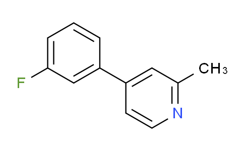 4-(3-Fluorophenyl)-2-methylpyridine