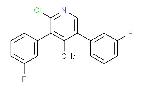 2-Chloro-3,5-bis(3-fluorophenyl)-4-methylpyridine
