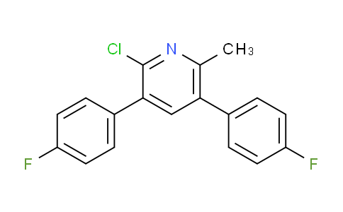 2-Chloro-3,5-bis(4-fluorophenyl)-6-methylpyridine