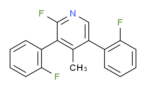2-Fluoro-3,5-bis(2-fluorophenyl)-4-methylpyridine