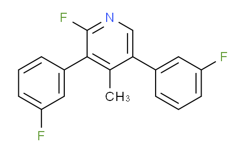 2-Fluoro-3,5-bis(3-fluorophenyl)-4-methylpyridine