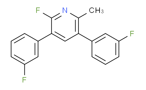 2-Fluoro-3,5-bis(3-fluorophenyl)-6-methylpyridine