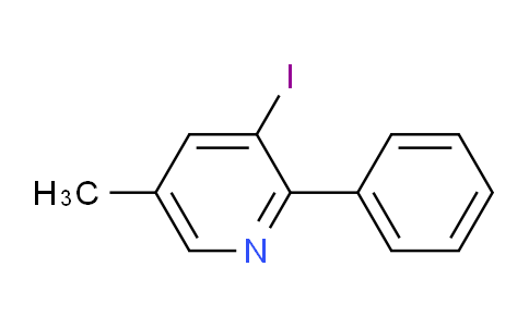 3-Iodo-2-phenyl-5-methylpyridine